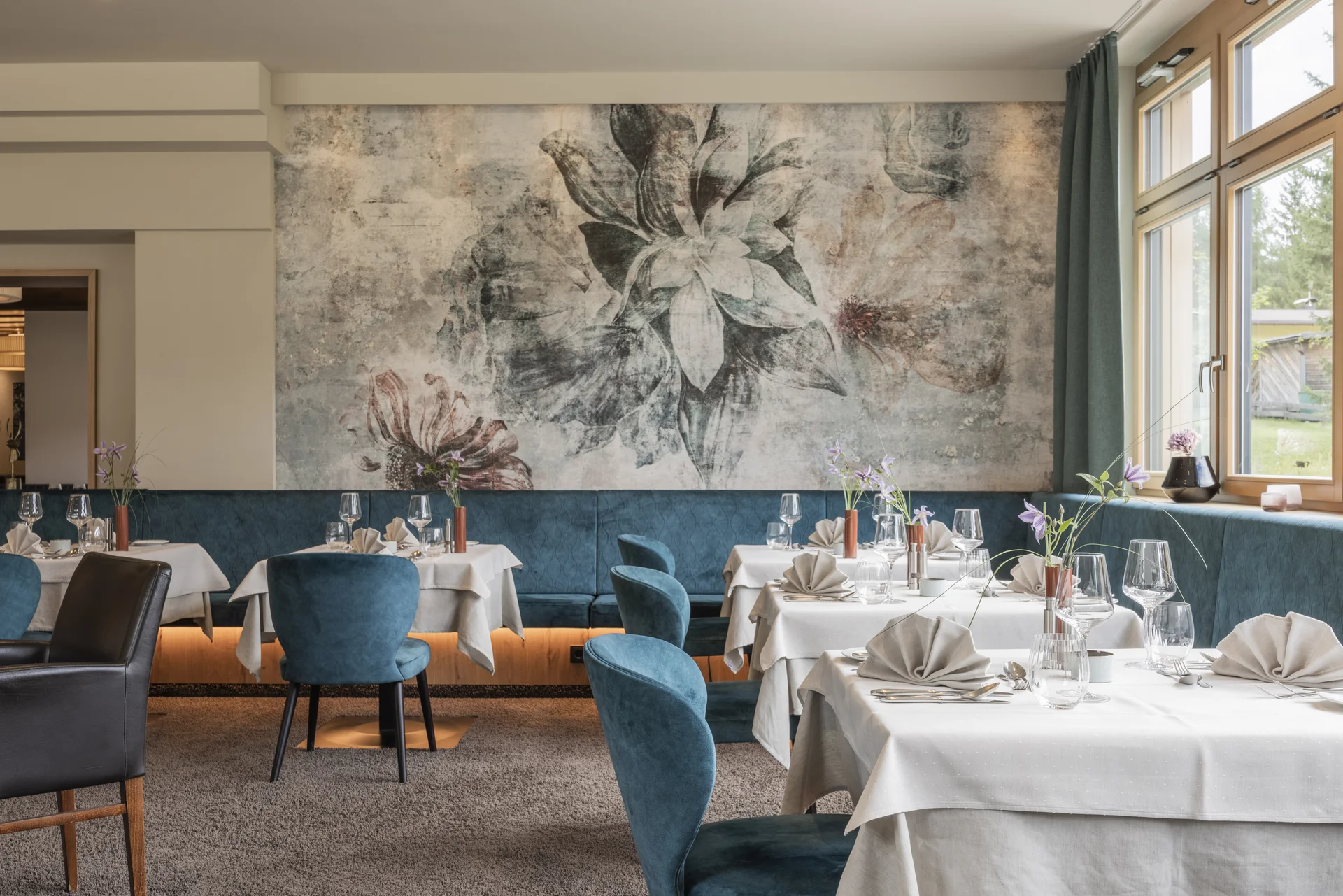 Our organic restaurant at the Leutascherhof